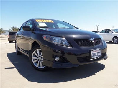 toyota corolla 2010 black sedan gasoline 4 cylinders front wheel drive automatic 90241