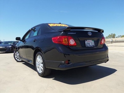 toyota corolla 2010 black sedan gasoline 4 cylinders front wheel drive automatic 90241