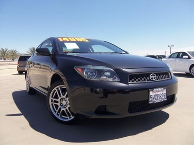 scion tc 2007 black hatchback gasoline 4 cylinders front wheel drive automatic 90241