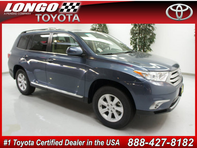 toyota highlander 2012 dk  blue suv gasoline 6 cylinders front wheel drive not specified 91731