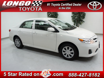 toyota corolla 2013 super white sedan gasoline 4 cylinders front wheel drive automatic 91731