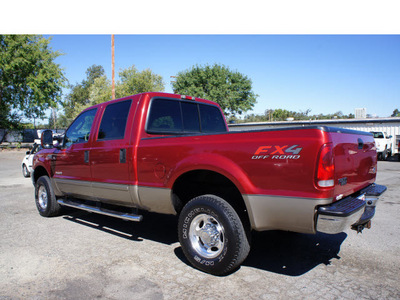 ford f 250 super duty 2003 maroon lariat diesel 8 cylinders 4 wheel drive automatic with overdrive 95678