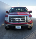 ford f 150 2012 dk  red lariat flex fuel 8 cylinders 2 wheel drive automatic 75235