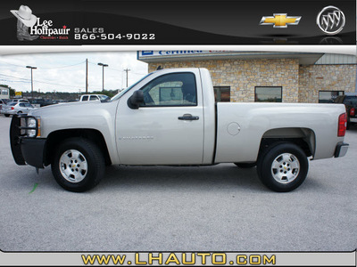 chevrolet silverado 1500 2008 silver pickup truck work truck gasoline 6 cylinders 2 wheel drive automatic 78654