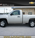 chevrolet silverado 1500 2008 silver pickup truck work truck gasoline 6 cylinders 2 wheel drive automatic 78654