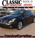 nissan altima 2012 black coupe 3 5 sr gasoline 6 cylinders front wheel drive 6 speed manual 75007
