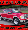 ford f 150 2009 red lariat 8 cylinders automatic 75604