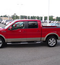 ford f 150 2009 red lariat 8 cylinders automatic 75604