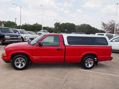 chevrolet s 10 2003 red pickup truck ls flex fuel 4 cylinders rear wheel drive automatic 77845