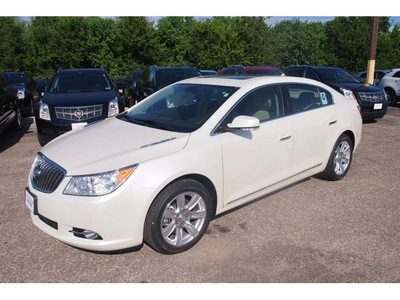buick lacrosse 2013 white sedan leather gasoline 6 cylinders front wheel drive automatic 77074