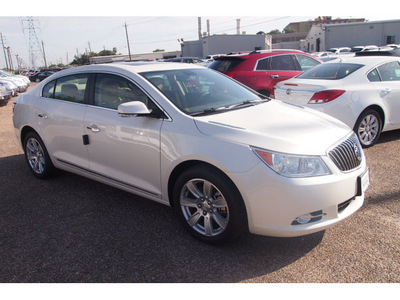 buick lacrosse 2013 white sedan leather gasoline 6 cylinders front wheel drive automatic 77074