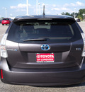 toyota prius v 2012 gray wagon two hybrid 4 cylinders front wheel drive automatic 75604