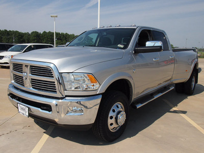 ram 3500 2012 silver laramie limited diesel 6 cylinders 4 wheel drive automatic 77375