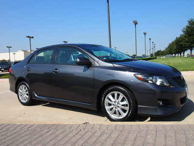 toyota corolla 2010 dk  gray sedan s gasoline 4 cylinders front wheel drive automatic 76018