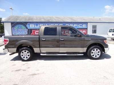 ford f 150 2009 brown pickup truck xlt gasoline 8 cylinders 2 wheel drive automatic 77388