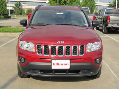jeep compass 2012 red suv sport gasoline 4 cylinders 2 wheel drive cont  variable trans  77099