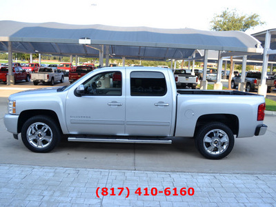 chevrolet silverado 1500 2012 silver ltz w navigation flex fuel 8 cylinders 2 wheel drive automatic 76051