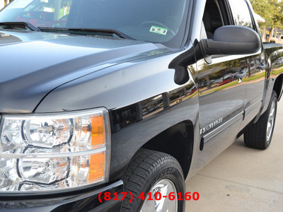 chevrolet silverado 1500 2009 black lt flex fuel 8 cylinders 2 wheel drive automatic 76051