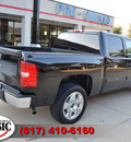 chevrolet silverado 1500 2009 black lt flex fuel 8 cylinders 2 wheel drive automatic 76051