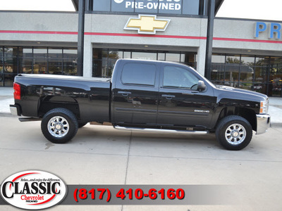 chevrolet silverado 2500hd 2010 black lt gasoline 8 cylinders 2 wheel drive automatic 76051