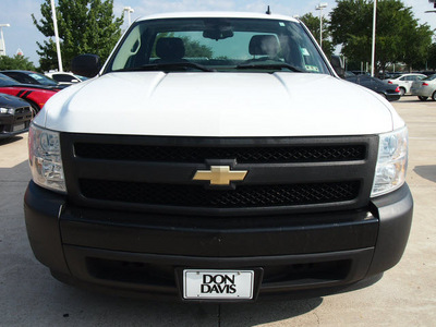 chevrolet silverado 1500 2008 white pickup truck work truck gasoline 8 cylinders 2 wheel drive automatic 76011