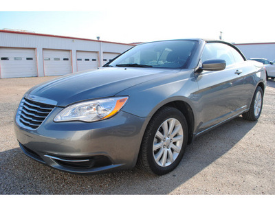 chrysler 200 2012 gray touring gasoline 4 cylinders front wheel drive automatic with overdrive 77590