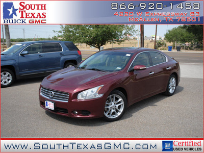 nissan maxima 2009 dk  red sedan gasoline 6 cylinders front wheel drive automatic 78502