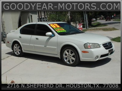 nissan maxima 2003 lt  gray sedan gle gasoline 6 cylinders front wheel drive automatic 77008