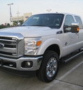 ford f 250 super duty 2012 white lariat biodiesel 8 cylinders 4 wheel drive automatic 77578