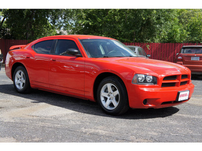 dodge charger 2009 dk  red sedan se gasoline 6 cylinders rear wheel drive 4 speed automatic 78214