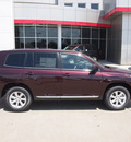 toyota highlander 2012 dk  red suv gasoline 6 cylinders front wheel drive 5 speed automatic 76053