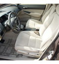 honda civic 2011 gray sedan lx gasoline 4 cylinders front wheel drive automatic 77034