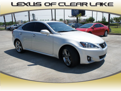 lexus is 250 2011 gray sedan gasoline 6 cylinders rear wheel drive automatic 77546