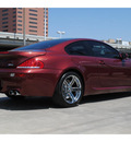 bmw m6 2008 red coupe gasoline 10 cylinders rear wheel drive automatic 77002