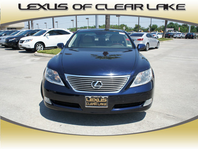 lexus ls 460 2007 dk  blue sedan gasoline 8 cylinders rear wheel drive automatic 77546