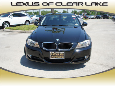 bmw 3 series 2009 black sedan 328i gasoline 6 cylinders rear wheel drive automatic 77546