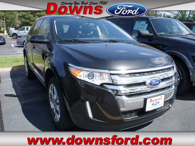 ford edge 2013 black suv sel gasoline 6 cylinders all whee drive automatic 08753