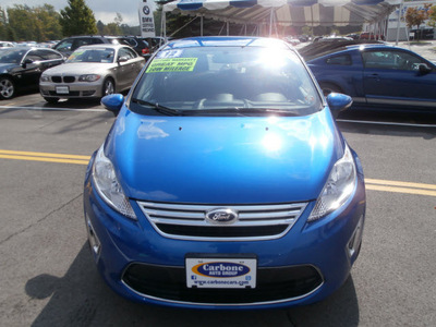 ford fiesta 2011 blue sedan sel gasoline 4 cylinders front wheel drive automatic 13502