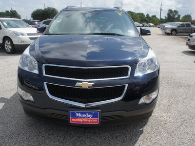 chevrolet traverse 2012 dk  blue suv gasoline 6 cylinders front wheel drive not specified 77090
