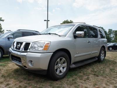 nissan armada 2007 silver suv se flex fuel 8 cylinders rear wheel drive automatic 44060