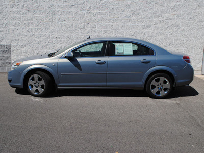 saturn aura 2007 lt  blue sedan xe gasoline 6 cylinders front wheel drive automatic 44060