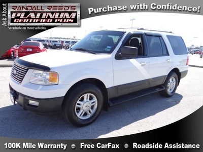 ford expedition 2004 white suv xlt gasoline 8 cylinders 4 wheel drive 4 speed automatic 77388