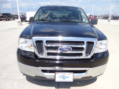 ford f 150 2008 black pickup truck xlt gasoline 8 cylinders 2 wheel drive automatic 77388