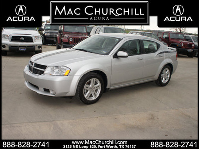 dodge avenger 2010 silver r t gasoline 4 cylinders front wheel drive automatic 76137