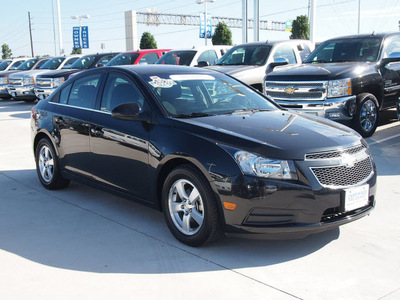 chevrolet cruze 2012 black sedan lt fleet gasoline 4 cylinders front wheel drive automatic 77304