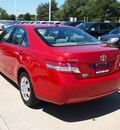 toyota camry 2011 red sedan le gasoline 4 cylinders front wheel drive automatic 75093