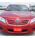 toyota camry 2010 red sedan le gasoline 4 cylinders front wheel drive automatic 76543