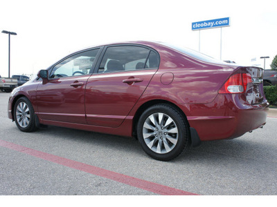 honda civic 2009 red sedan ex gasoline 4 cylinders front wheel drive automatic 76543