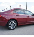 honda civic 2009 red sedan ex gasoline 4 cylinders front wheel drive automatic 76543