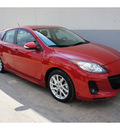 mazda mazda3 2012 red hatchback gasoline 4 cylinders front wheel drive automatic 78757